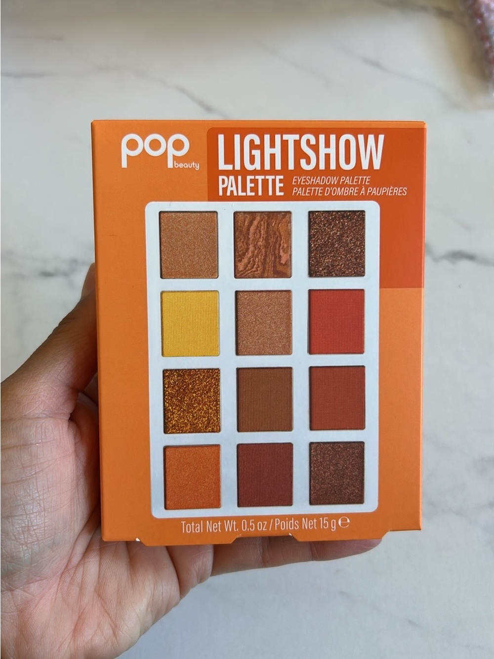 Lightshow Eyeshadow Palette - Warm Orange & Brown Tones